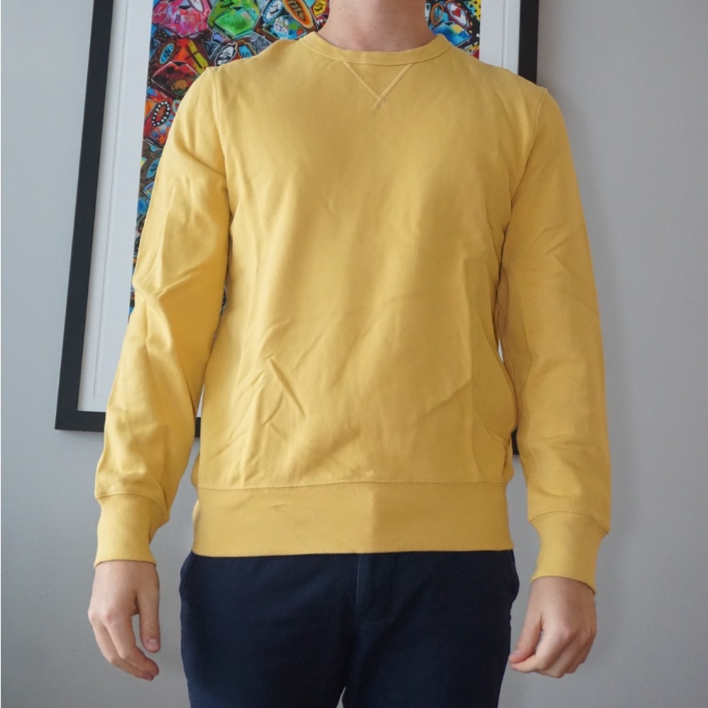 NWT Yellow long sleeve sweater. New with tags. Size M